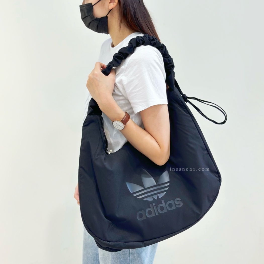 ADIDAS 皺摺雲朵包 四色 手提包 斜背包 肩背包 可調節 抽繩 三葉草