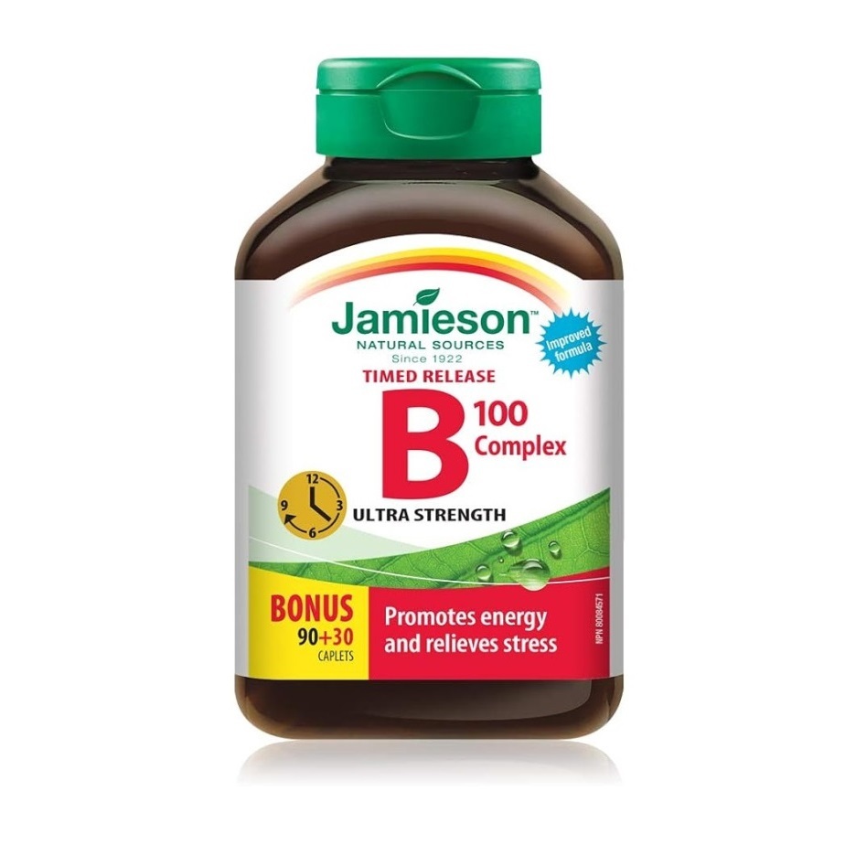 Jamieson – 天然維他命B雜100 120粒裝