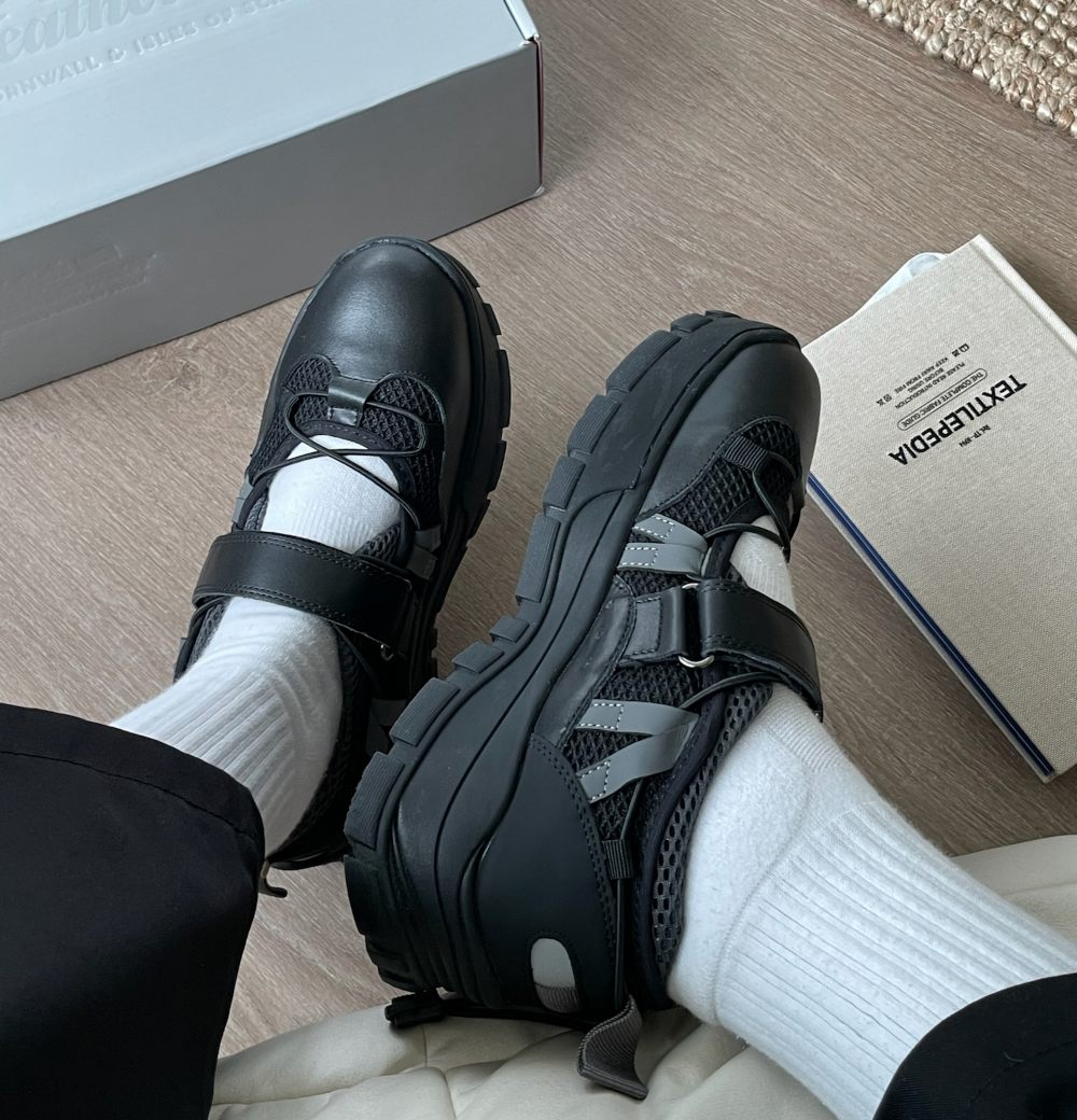 #現貨供應 ROCKFISH  BRYN VELCRO SNEAKERS(MESH) 網布 瑪莉珍鞋 皮革