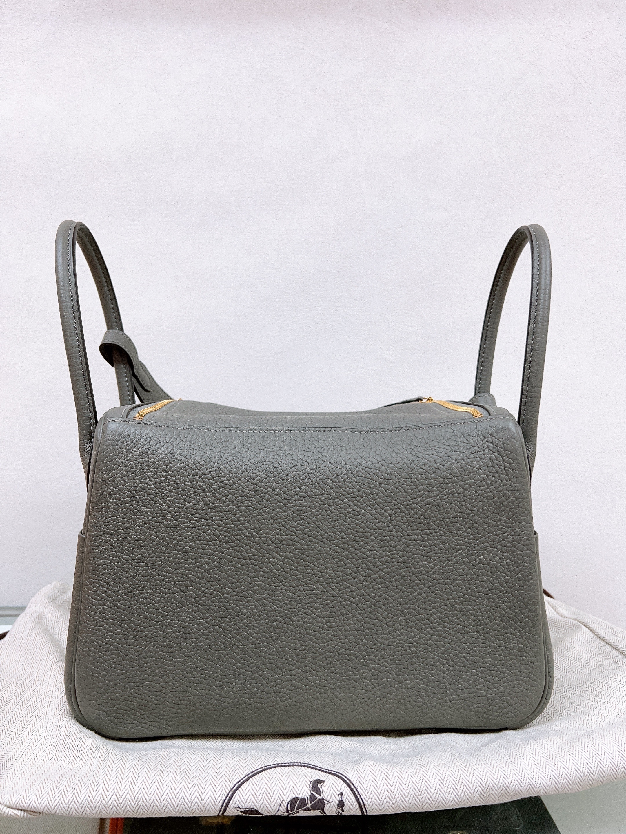Hermes Lindy 26 / Gris Meyer GHW / Stamp U