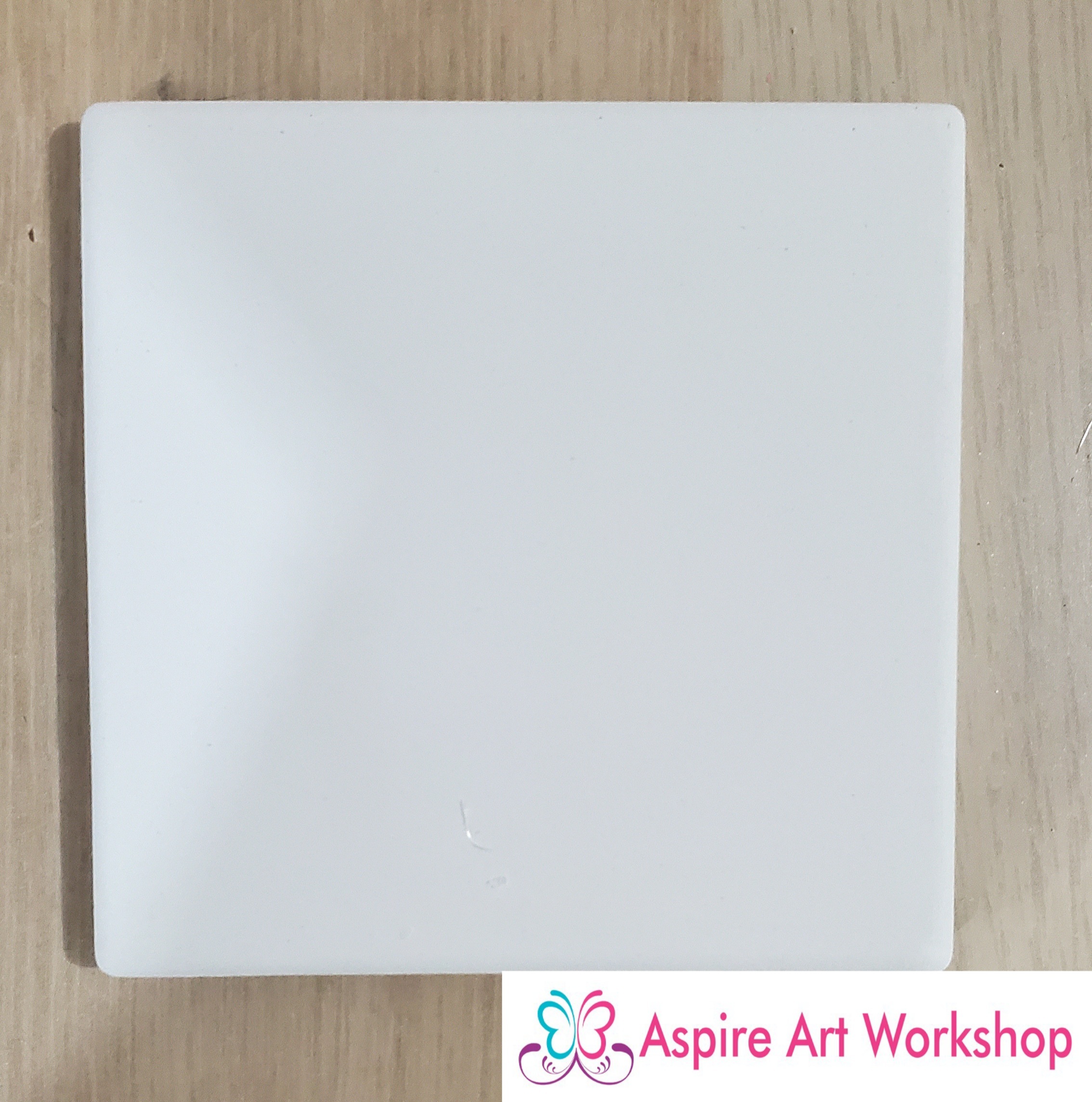 白色陶瓷方形吸水墊(10CM)