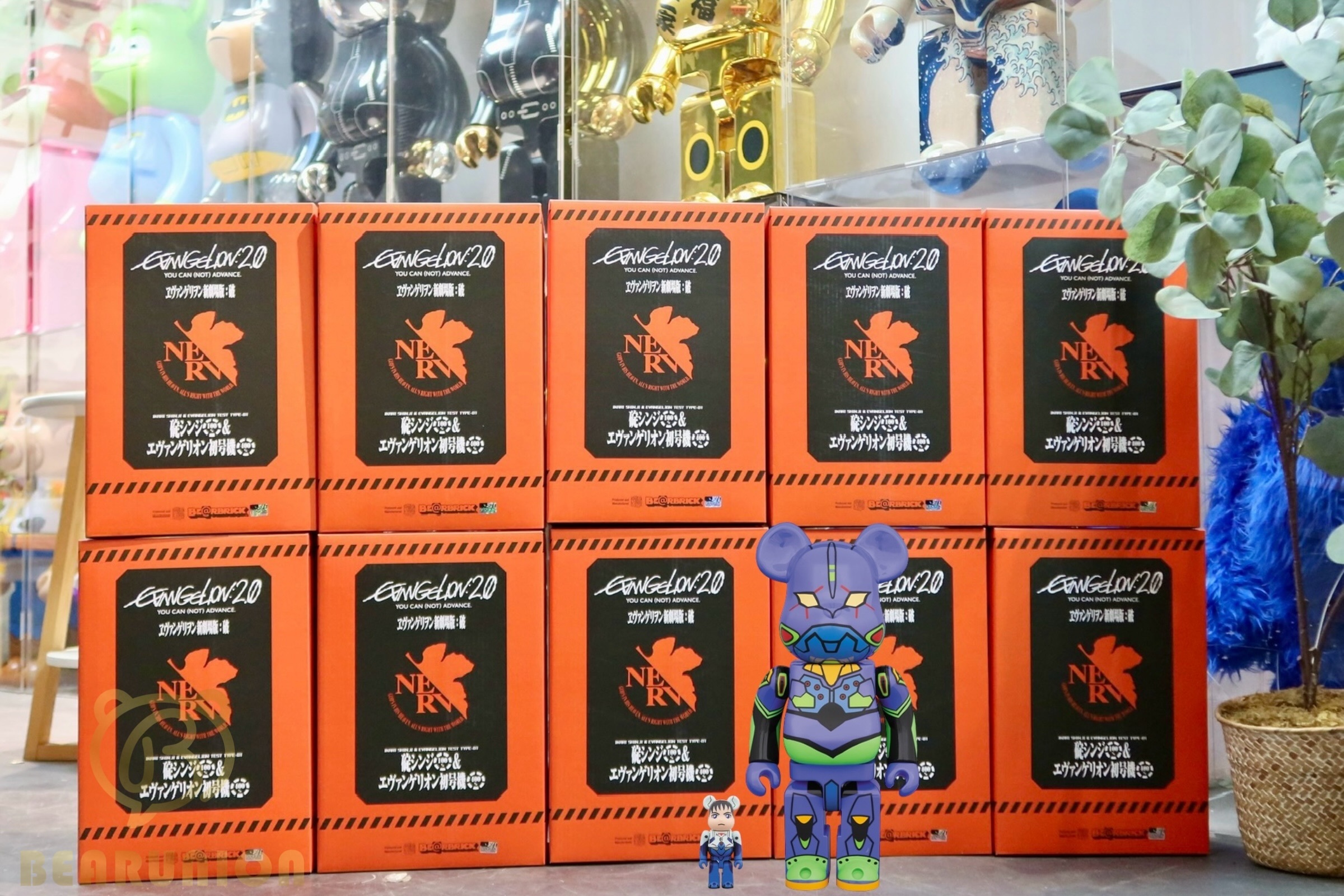 🥇現貨🥇Bearbrick 400%100% 初号機 EVA
