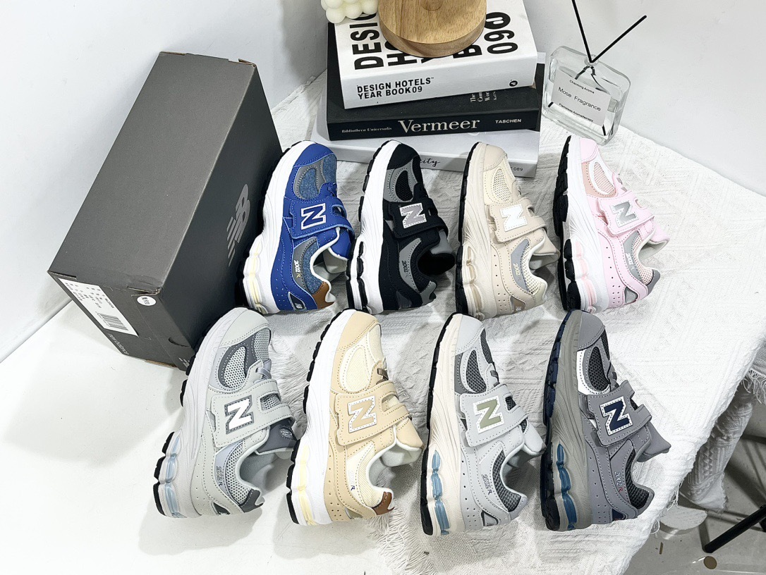 𝐍𝐞𝐰 𝐁𝐚𝐥𝐚𝐧𝐜𝐞 NB2002R 鬆緊帶魔術貼童裝波鞋 第6團