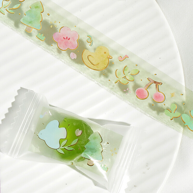 旋律 箔押 PET透明膠帶｜日本BGM