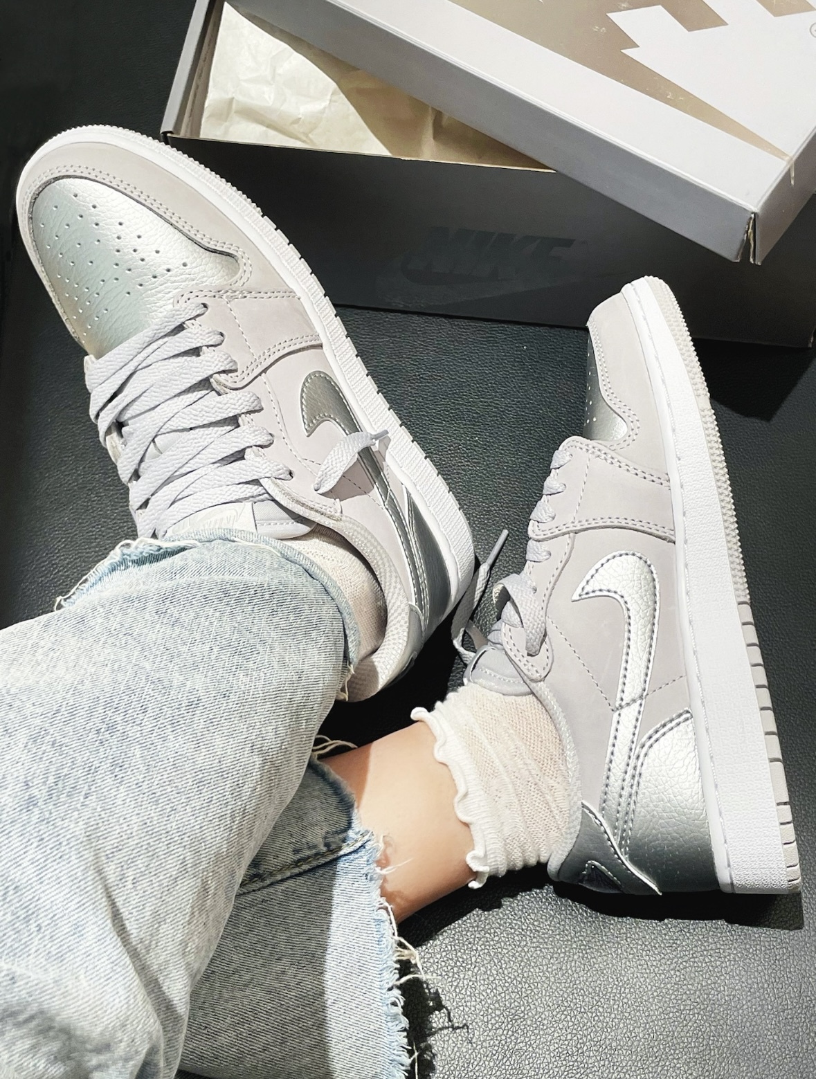 Nike Air Jordan 1 Low OG AJ1 日本銀 金屬銀 銀色 灰銀色 皮革 CZ0790-002 CZ0858-002/預購