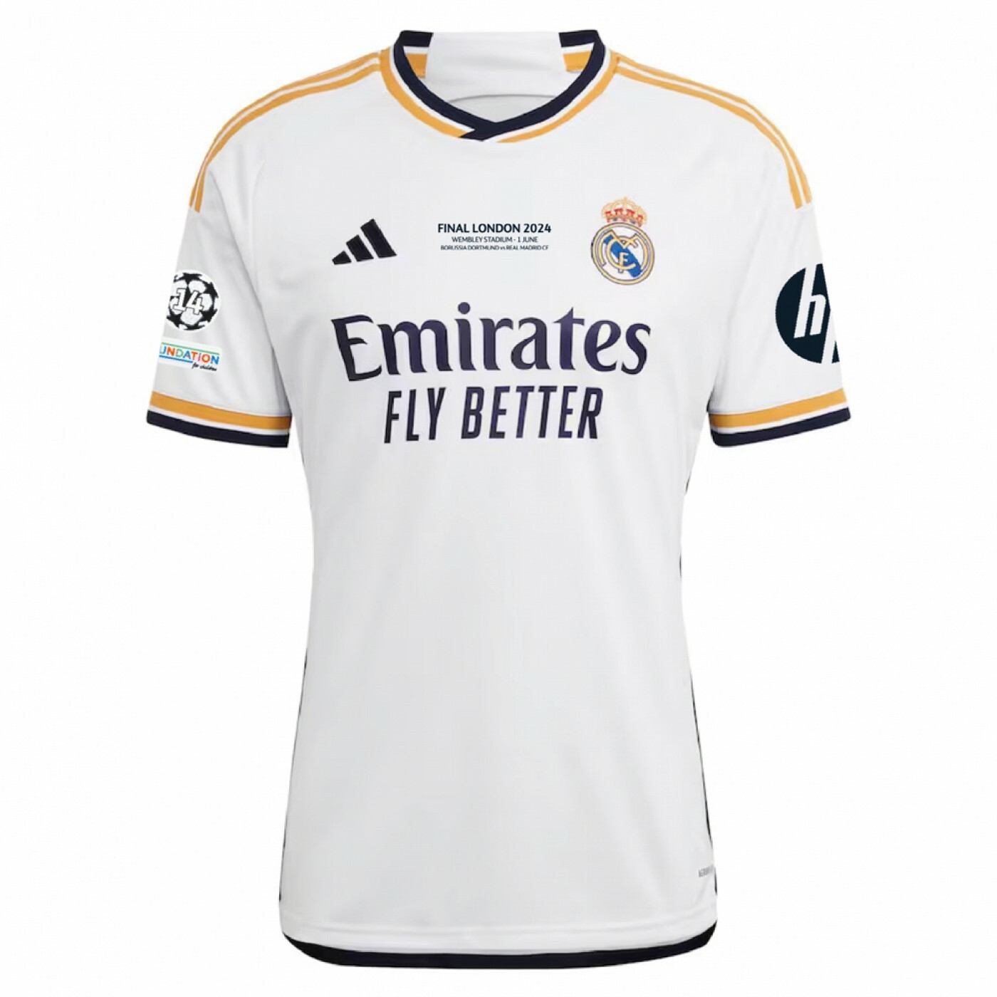 2023 Real Madrid Champions League Final Authentic Home Shirt