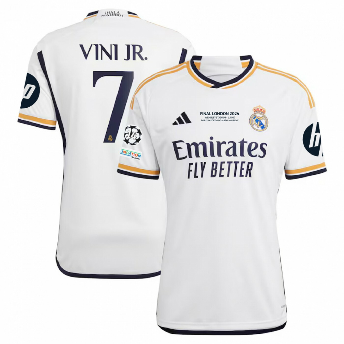 2023 Real Madrid Champions League Final Authentic Home Shirt