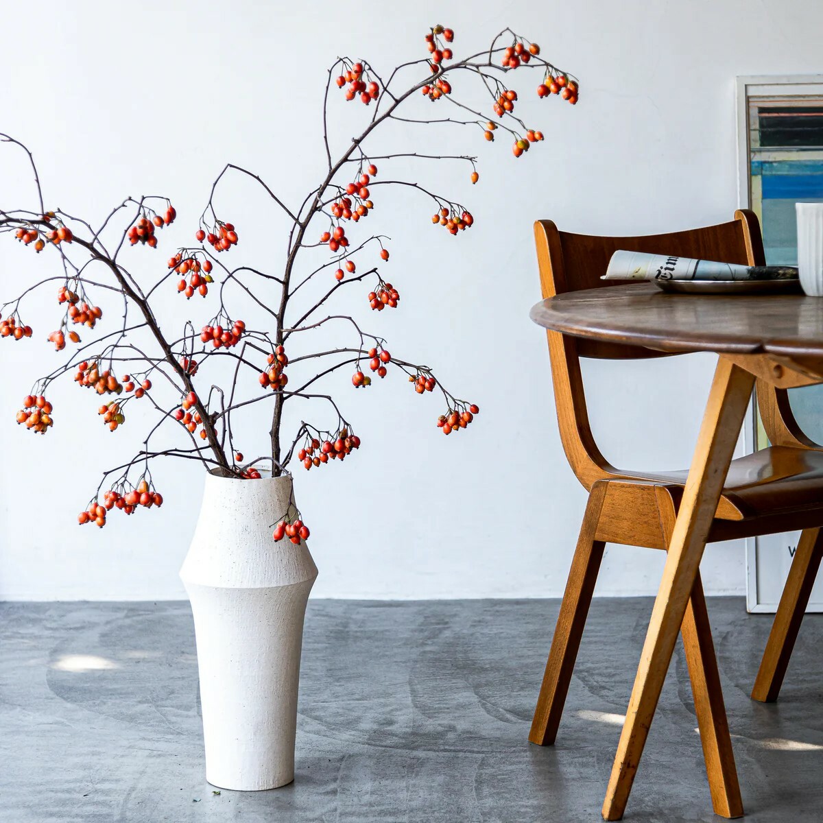 剪影藝術花器 經典白