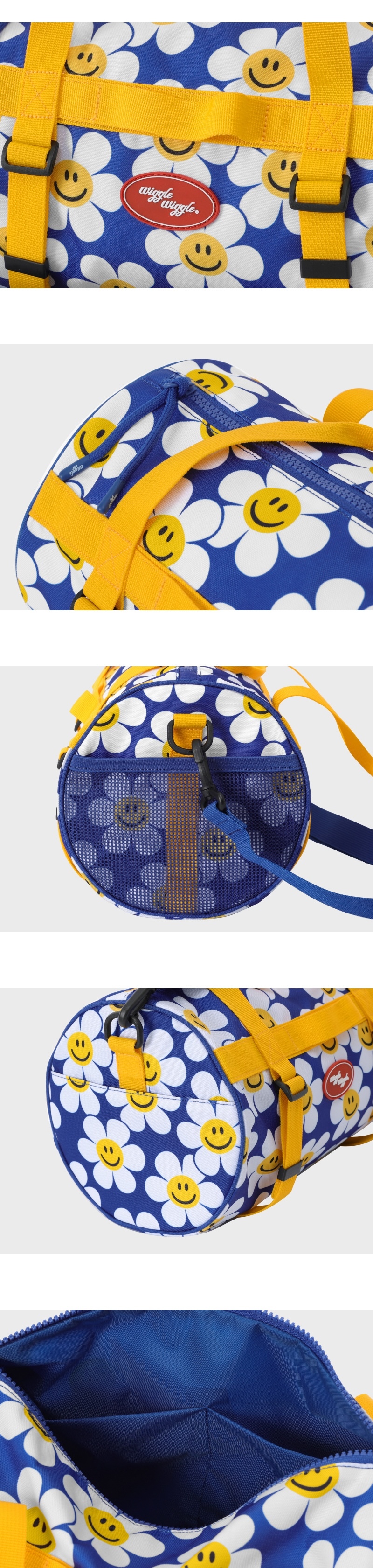 【wiggle wiggle】韓国人気★ Smile We Love Duffel Bag wiggle wiggle】韓国人気☆ Smile We Love Duffel Bag (wiggle