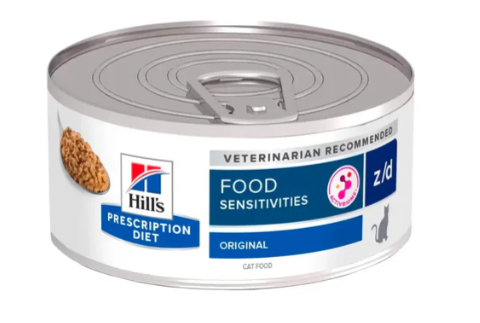 Hill's® Prescription Diet® z/d® Feline Skin/Food Sensitivities (24Cans/Tray) 5238