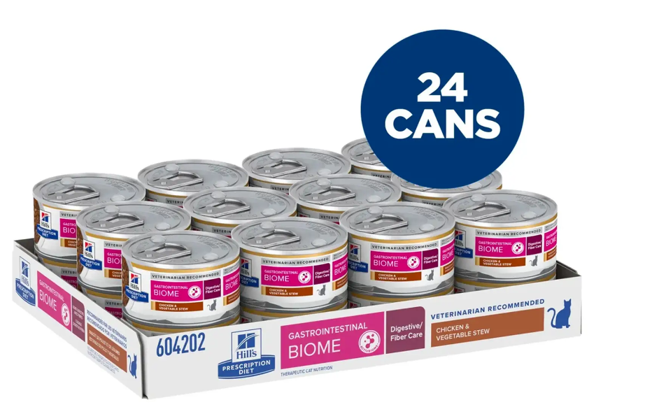 希爾思™處方食品 貓用GI Biome健康腸菌叢  (雞肉燉蔬菜味) 2.9安士 604202