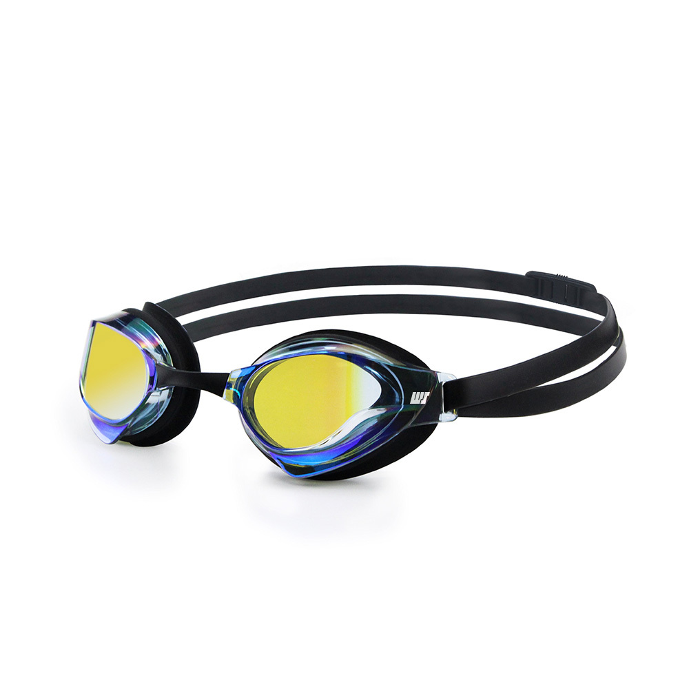 中童/成人 SPRINTER 競賽鍍膜泳鏡 - 黑/黃