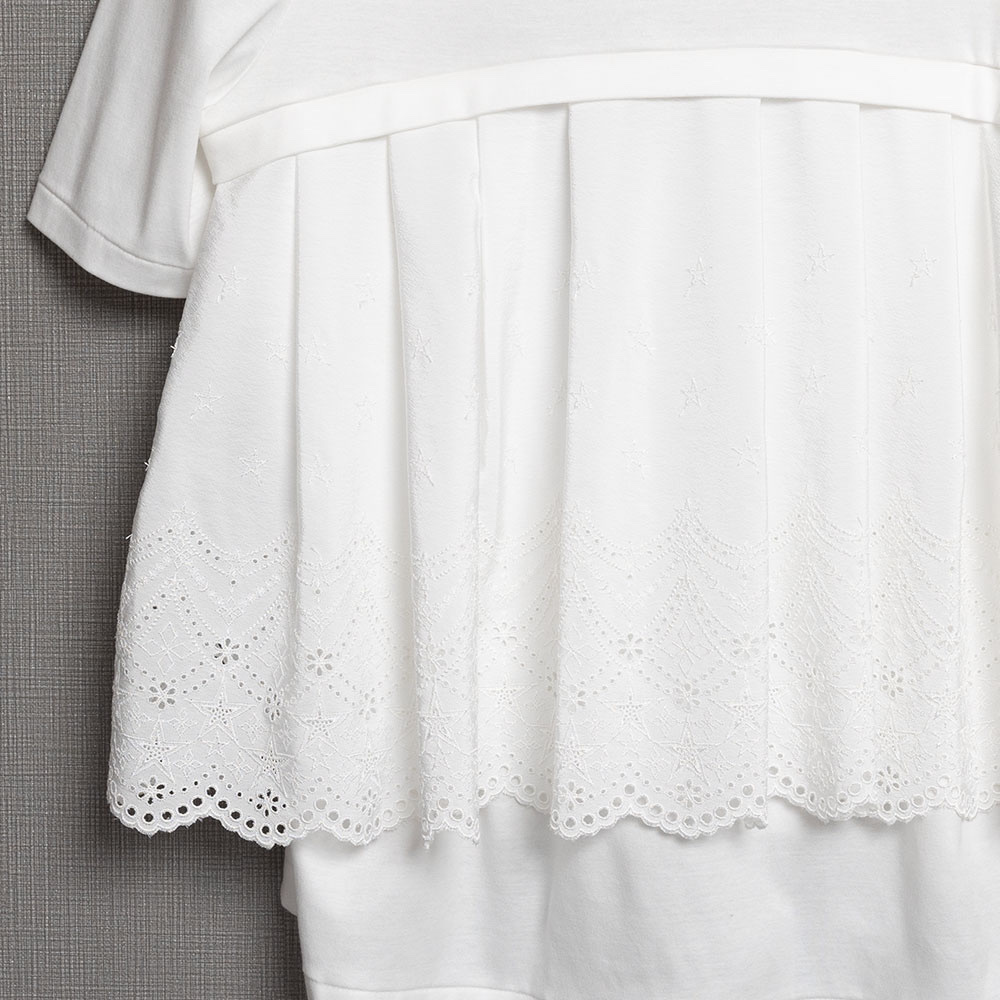 CHONO 星星刺繡超細棉上衣