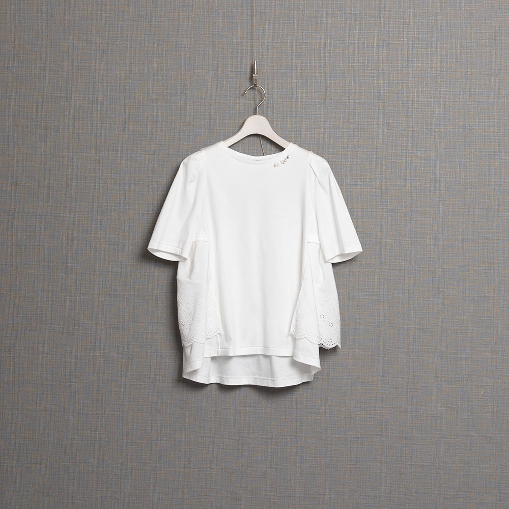 CHONO 星星刺繡超細棉上衣