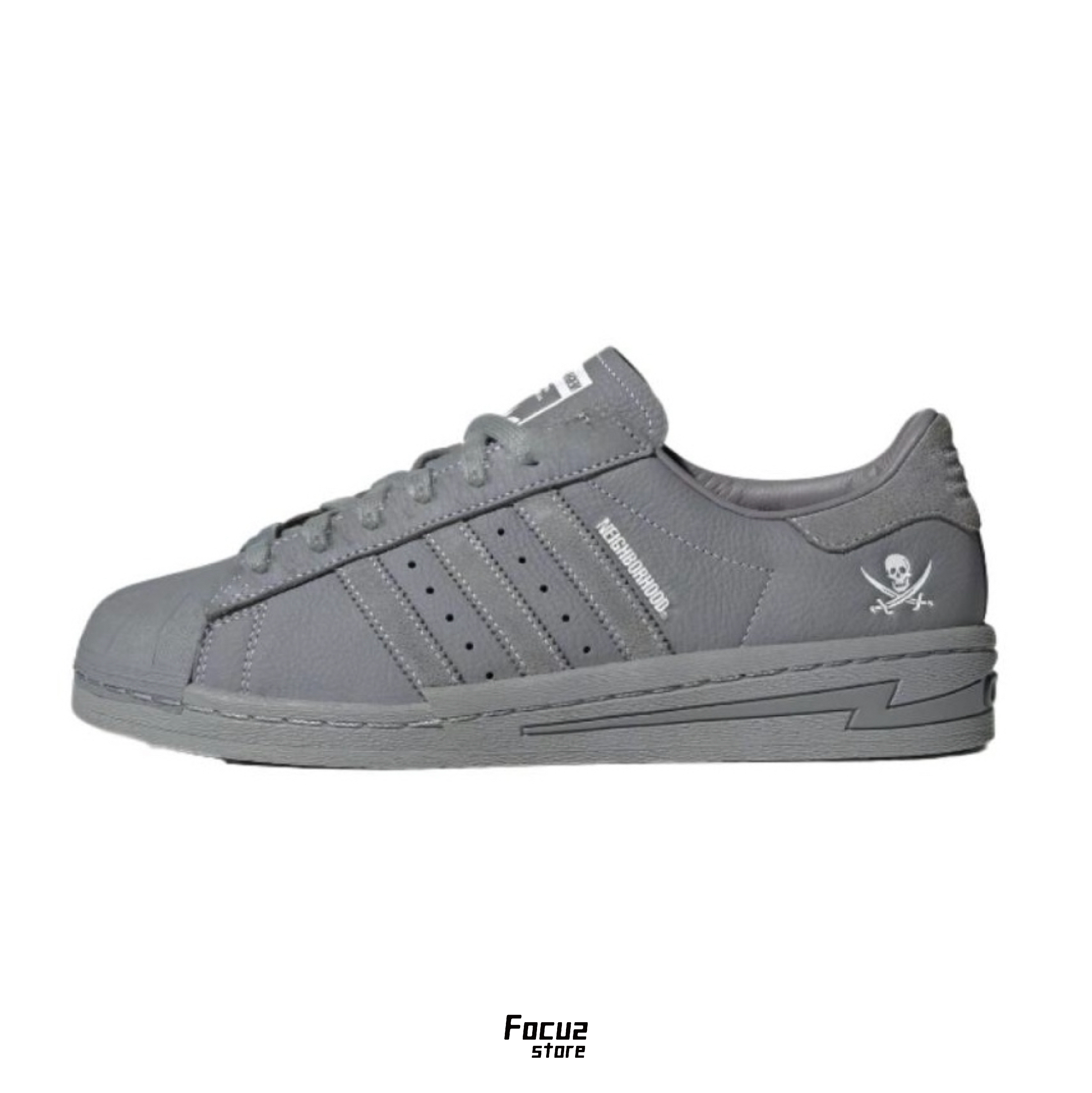 【Focus Store】預購 Neighborhood x Adidas Originals Superstar "Cement Grey" 灰色 IE6115