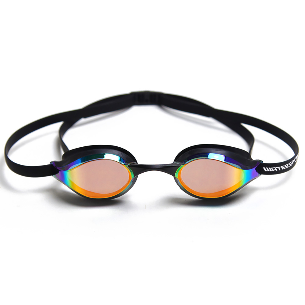 成人 SLIDER 競賽鍍膜泳鏡 - 黑