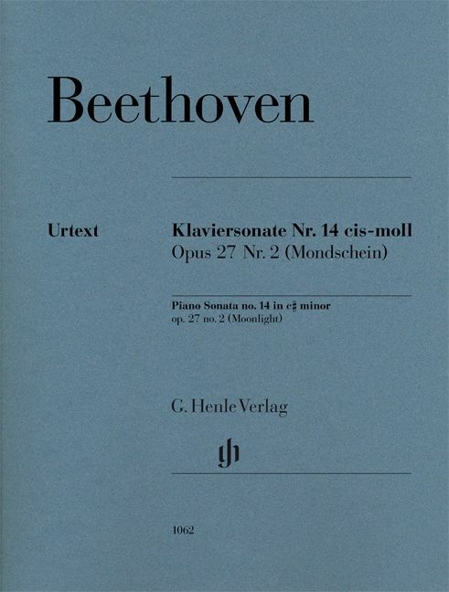 《Beethoven : Piano Sonata no. 14 c sharp minor op. 27 no. 2 (Moonlight)》