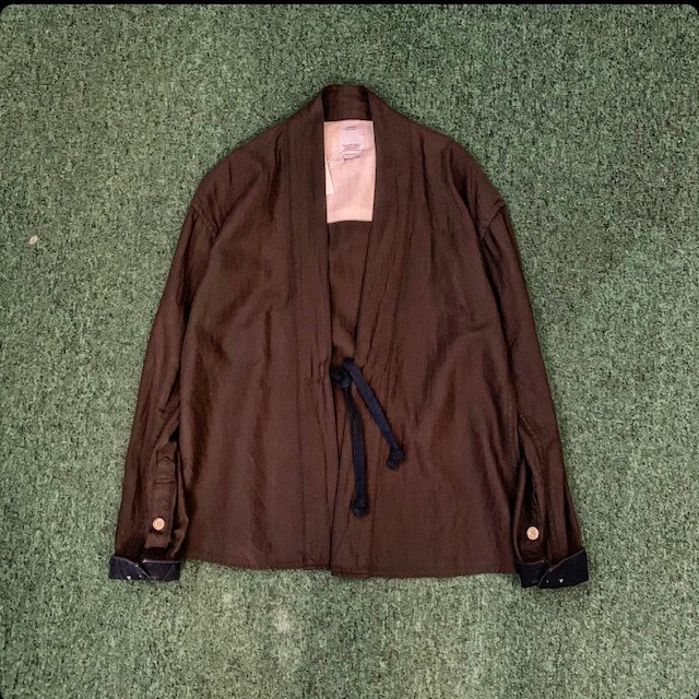 VISVIM LHAMO SHIRT (COTTON/WOOL) - BROWN SIZE 1 IN STOCK NOW (現貨發售中)