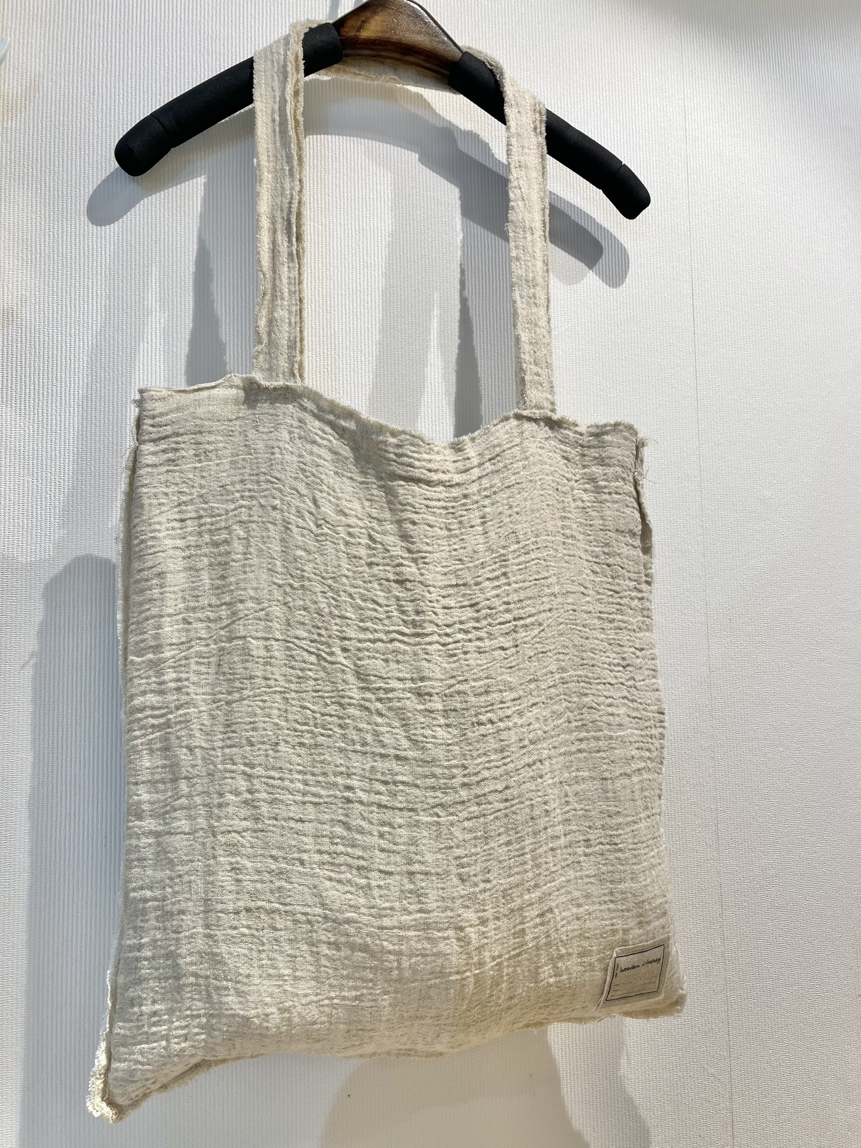 🌱棉麻破邊山系布袋