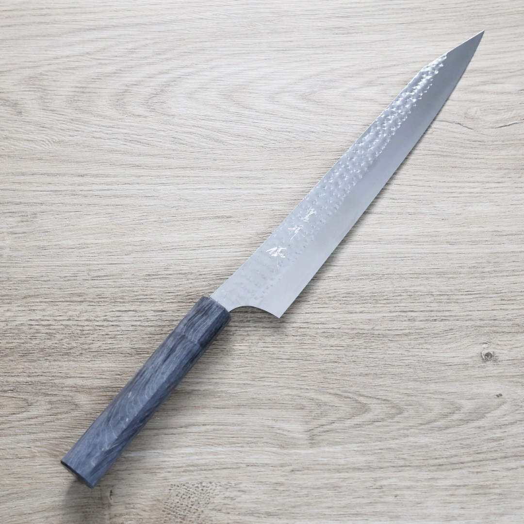 黑崎優 閃光 筋引 270mm SG2粉末HSS鋼 穩定木