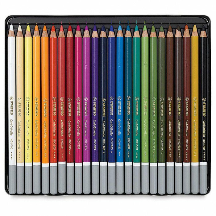 Stabilo CarbOthello Pastel Pencils -24色