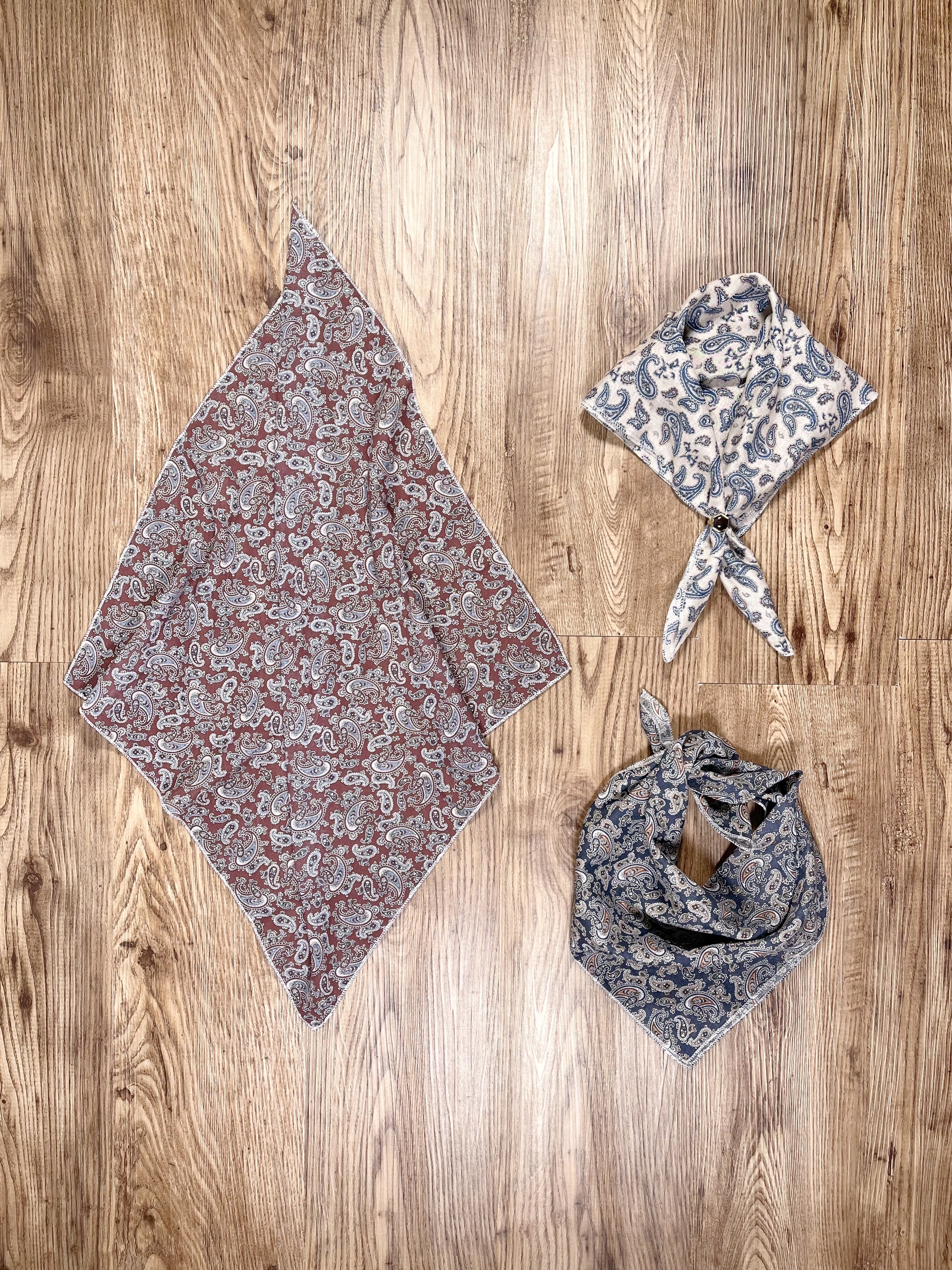 🌱腰果花薄紗小方巾