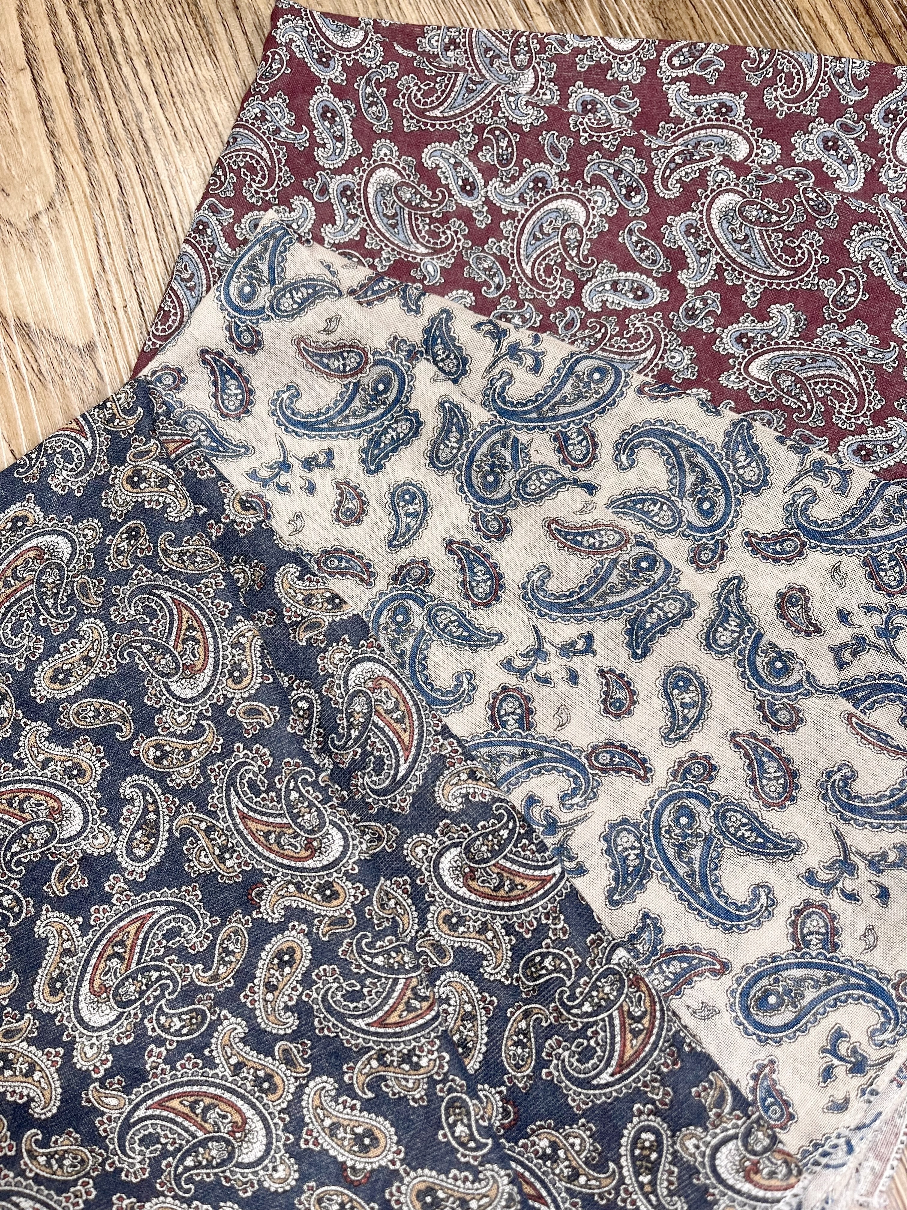 🌱腰果花薄紗小方巾