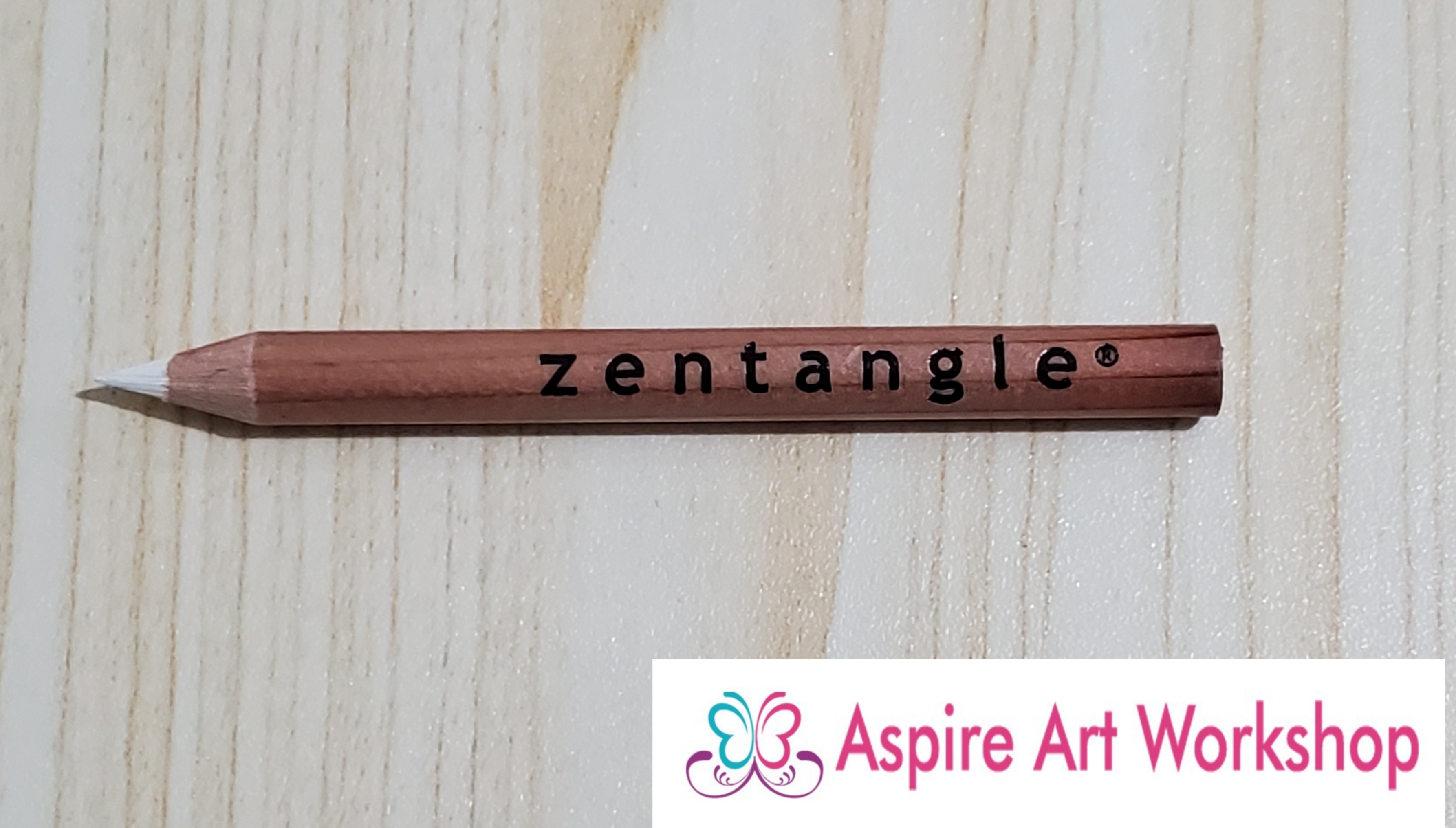 Zentangle官方短白色炭筆