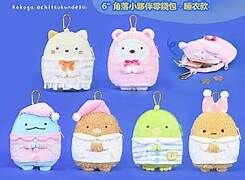[絨毛公仔系列] 角落小夥伴 零錢包 睡衣款 6吋 