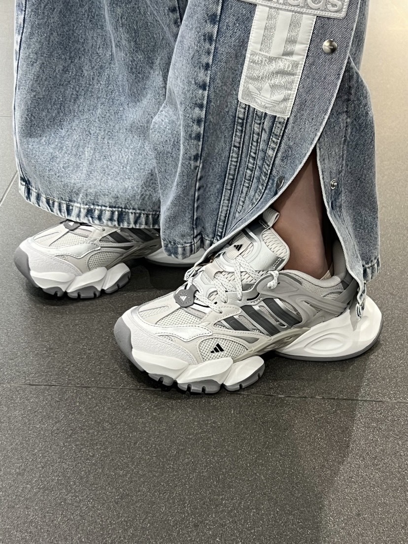 Adidas XLG Runner Deluxe 新款老爹鞋 厚底 灰白 JP5761