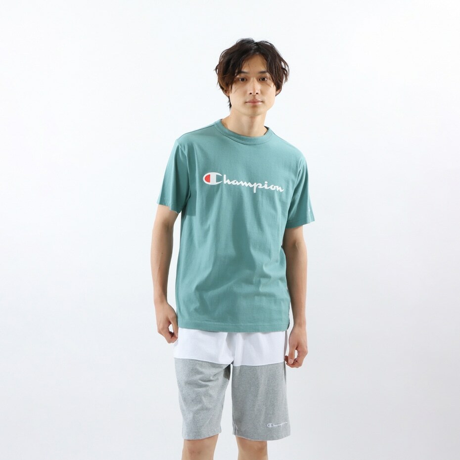 男款-BASIC 經典再現 LOGO 短TEE-淺綠色（C3-X353-522）