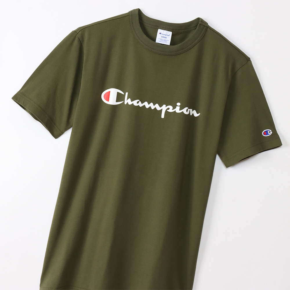 男款- BASIC 經典再現 LOGO 短TEE-深綠（C3-X353-570）