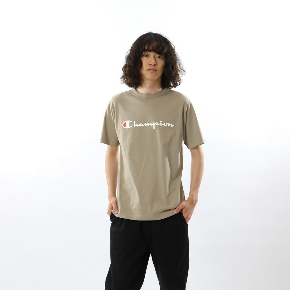 男款 BASIC 經典再現 LOGO 短TEE(米)