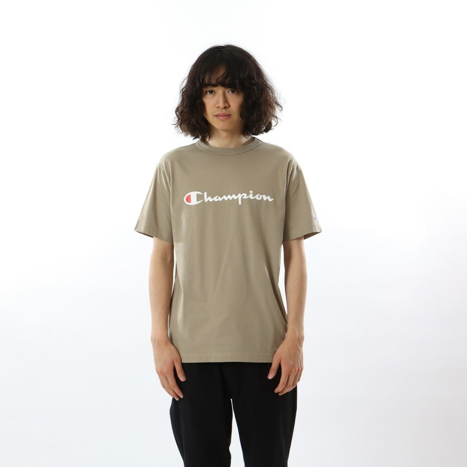 男款 BASIC 經典再現 LOGO 短TEE(米)