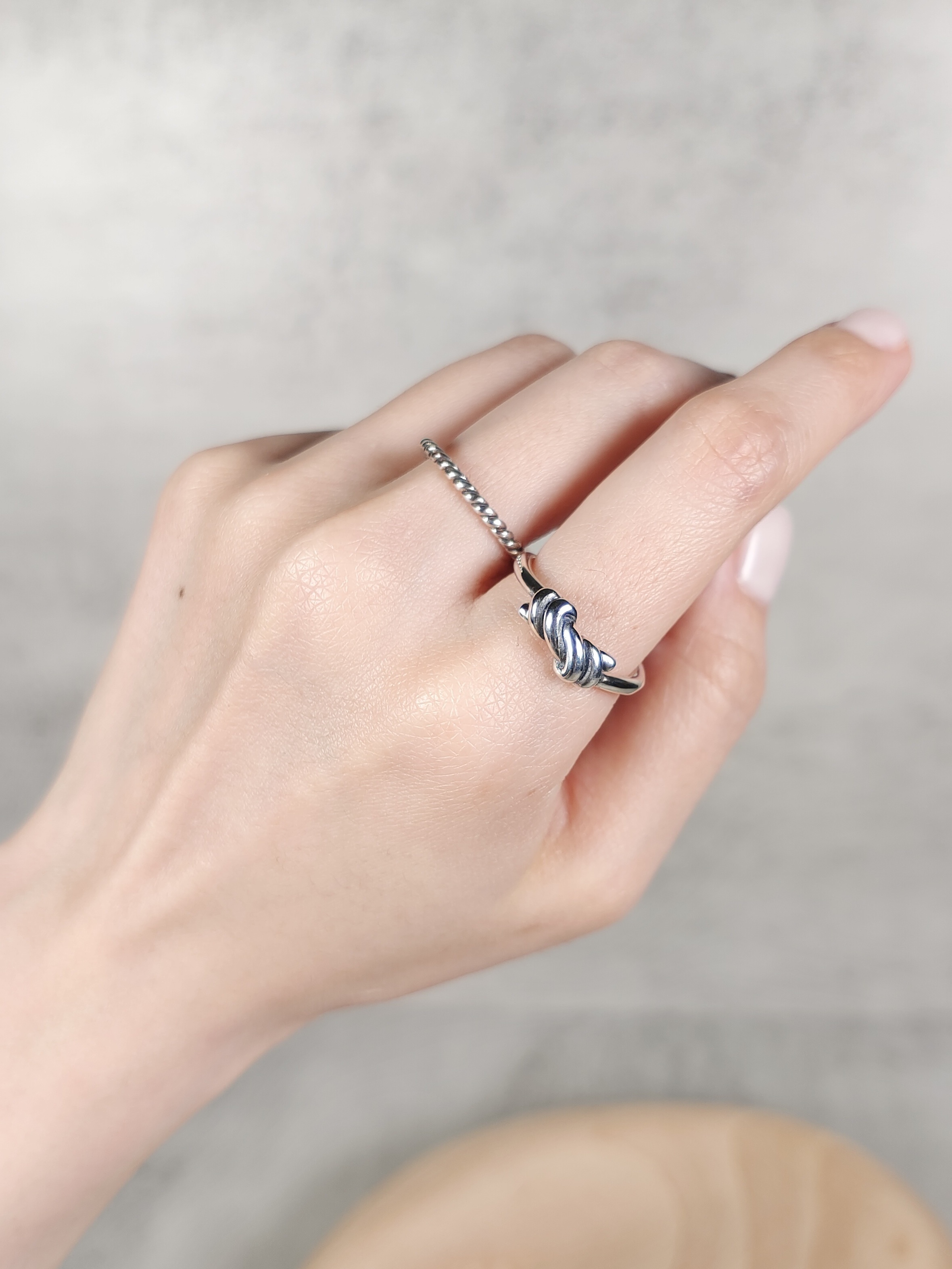 🌱純銀，韓國戒指