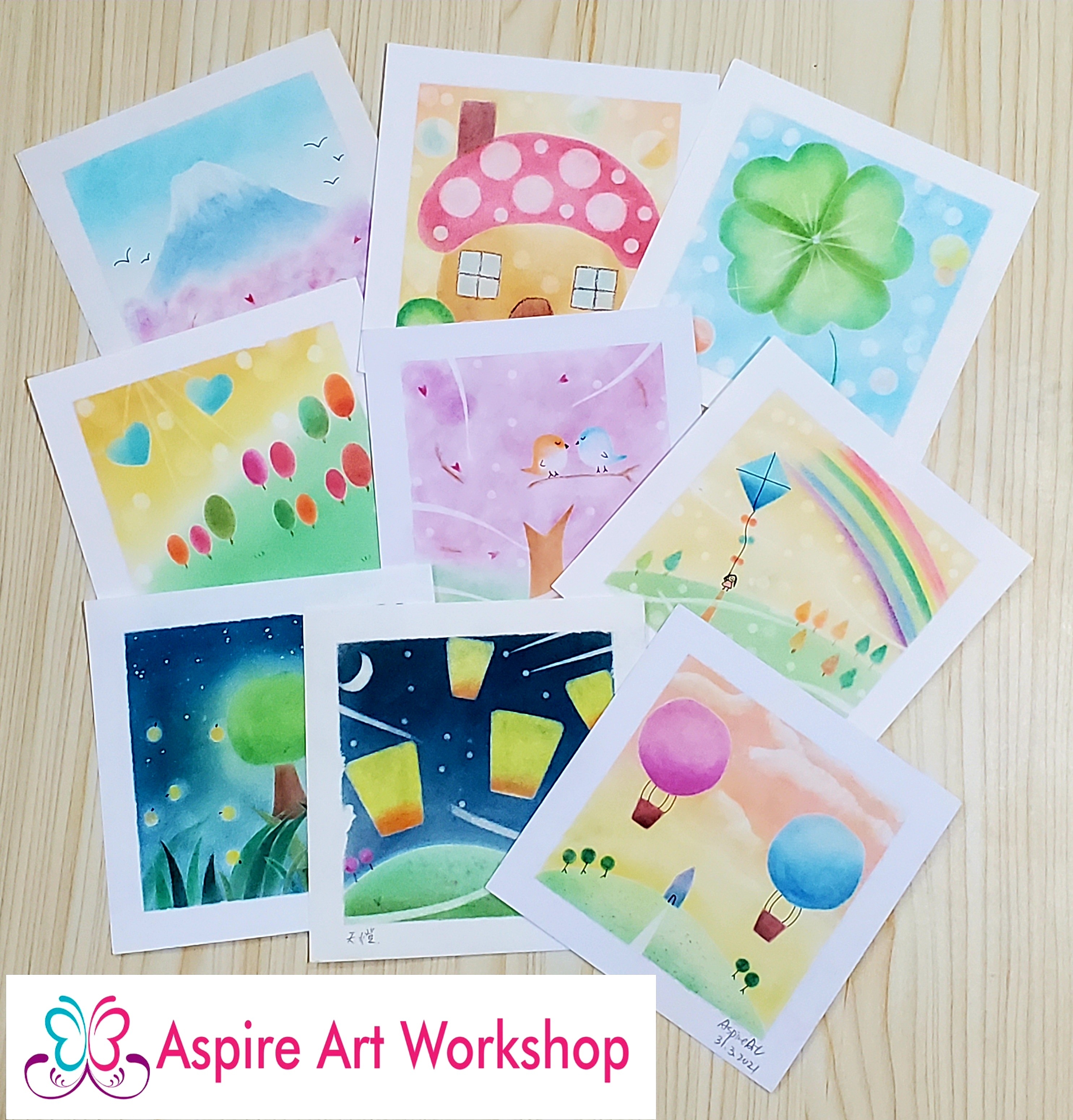 日本和諧粉彩體驗工作坊