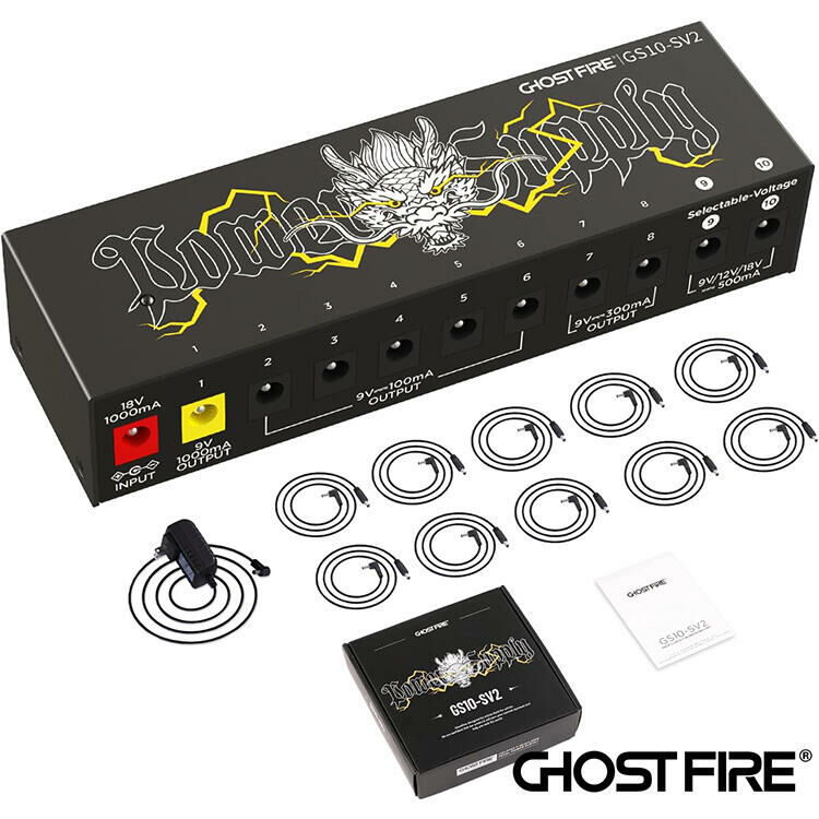 Ghost Fire GS10-SV2 效果器 電源供應器