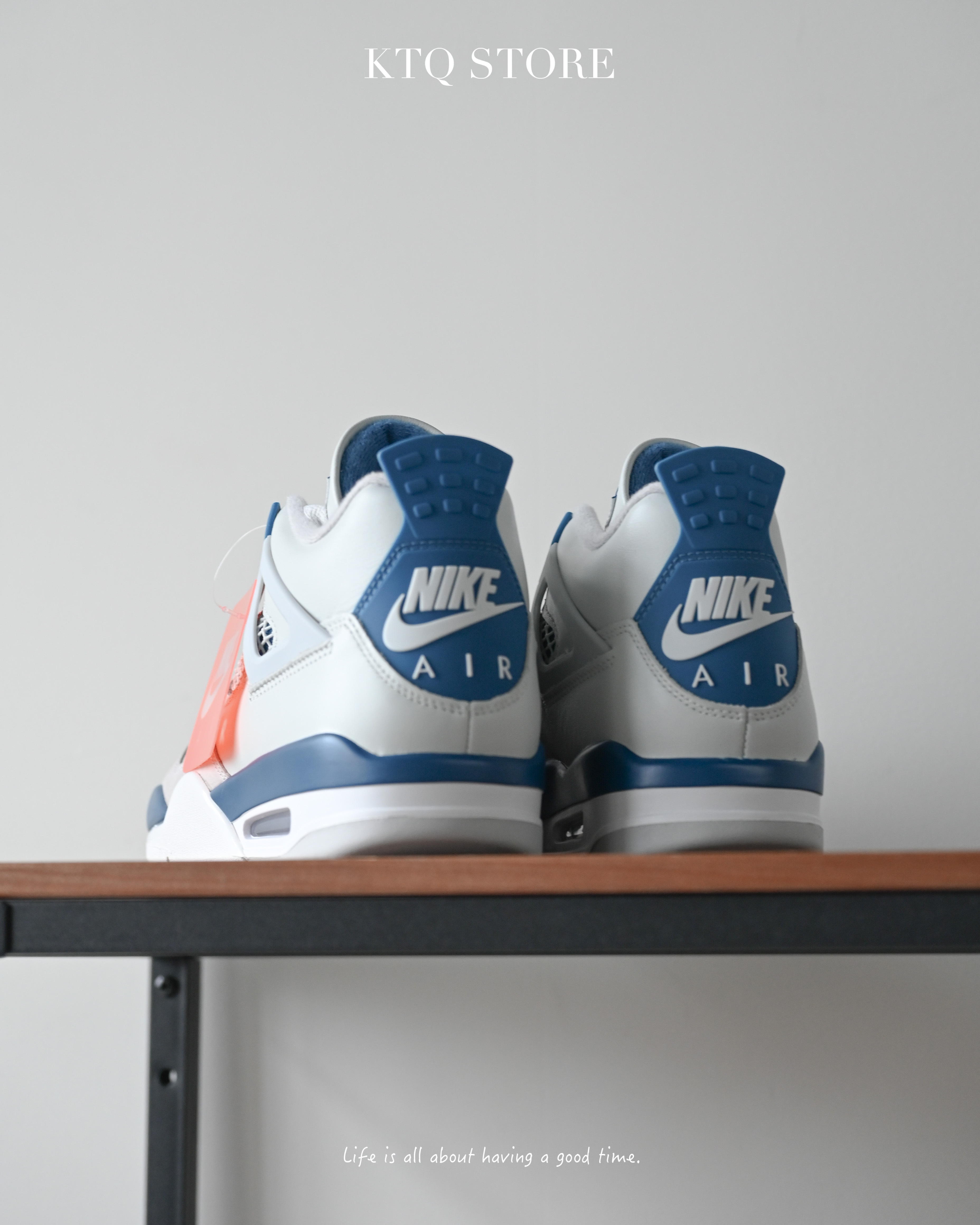 KTQ STORE ‧ Air Jordan 4 Retro "Military Blue" 軍事藍 FV5029-141