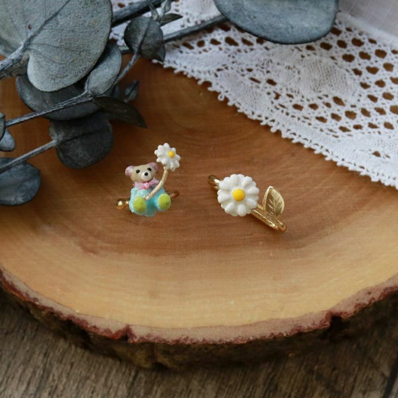 Ayatorie 熊仔與花花耳骨夾