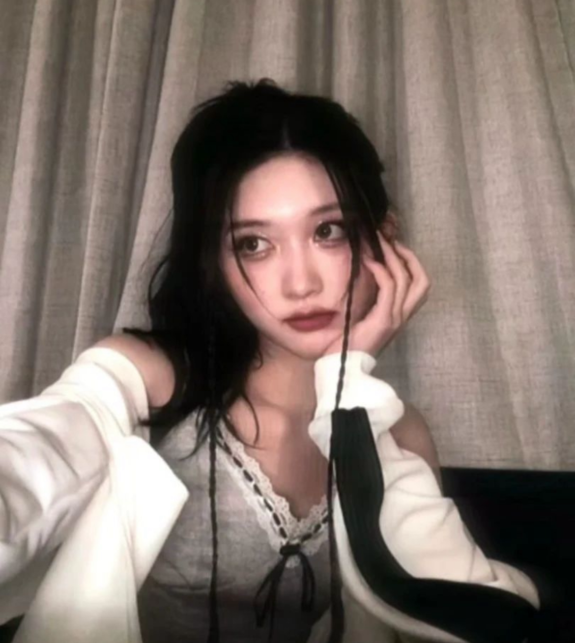 KR ALL NIGHT RIBBONS SLEEVELESS (4 COLORS) [IVE GAEUL同款]