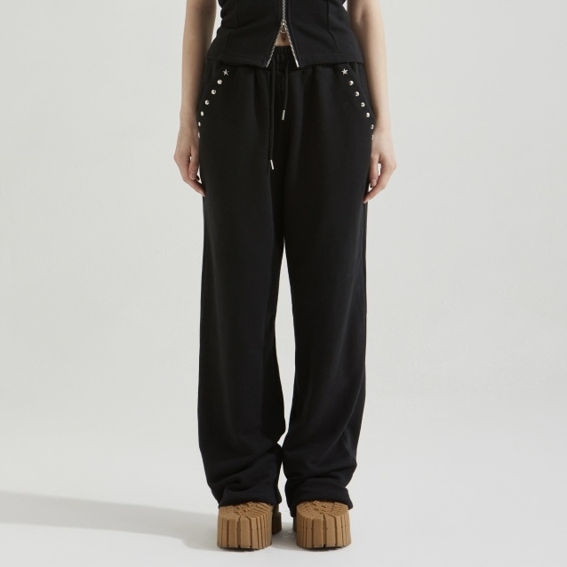 [GATELESS] STUD PANTS