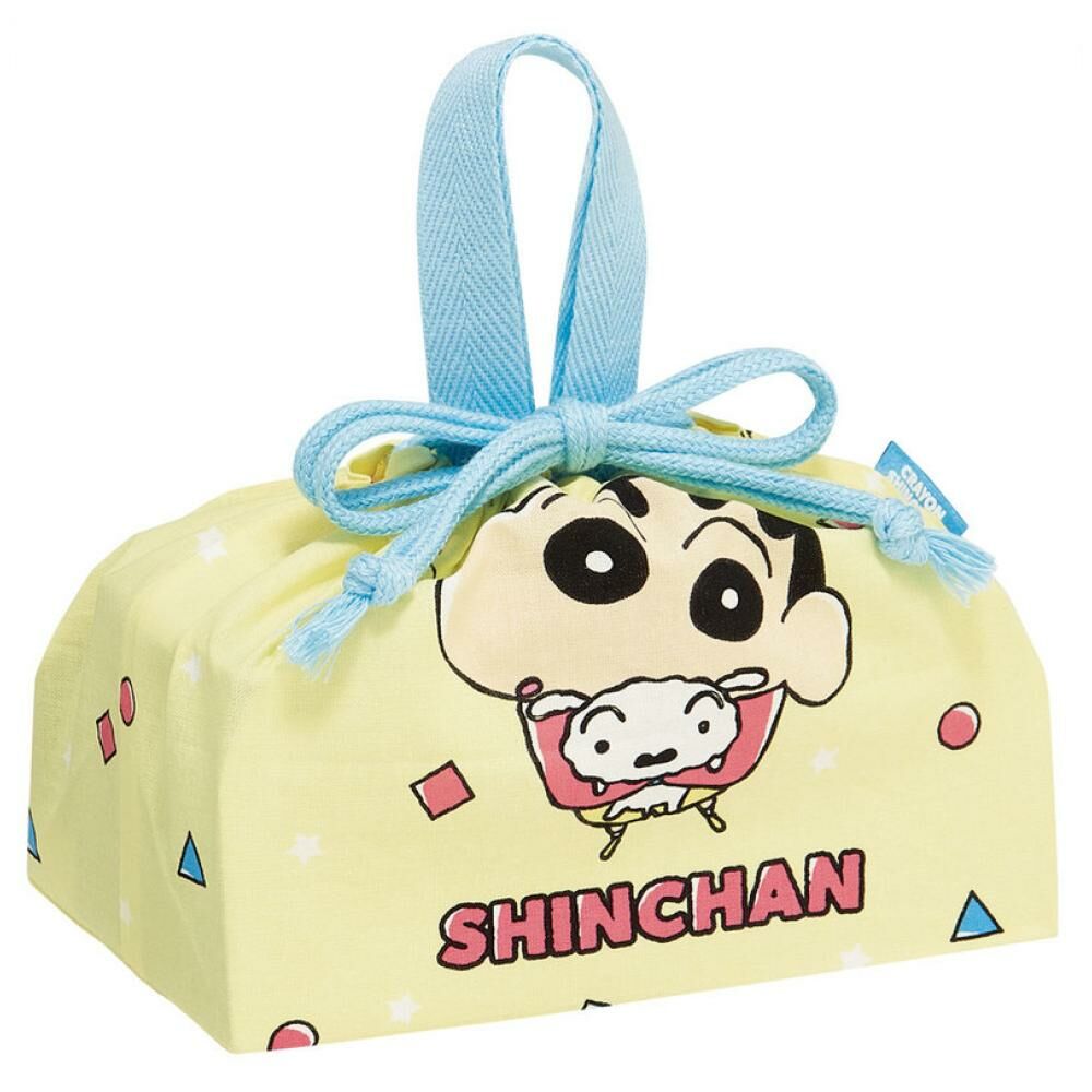[生活用品] 蠟筆小新 束口便當手提袋 日本製