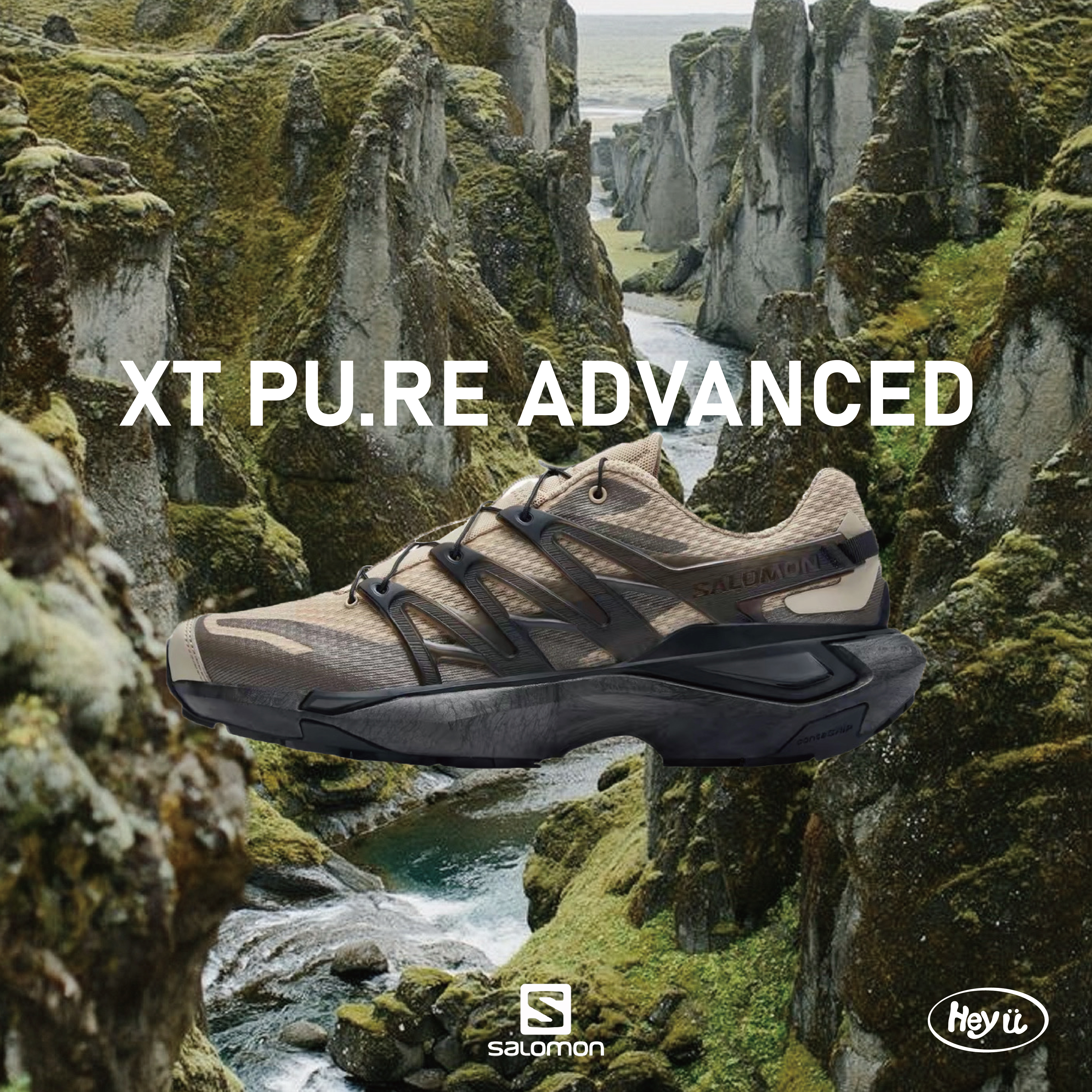 SAlOMON XT PU.RE ADVANCED (灰褐色)