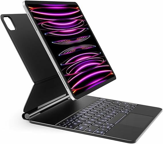 COTECi Smart Magic Keyboard Leather Case For iPad