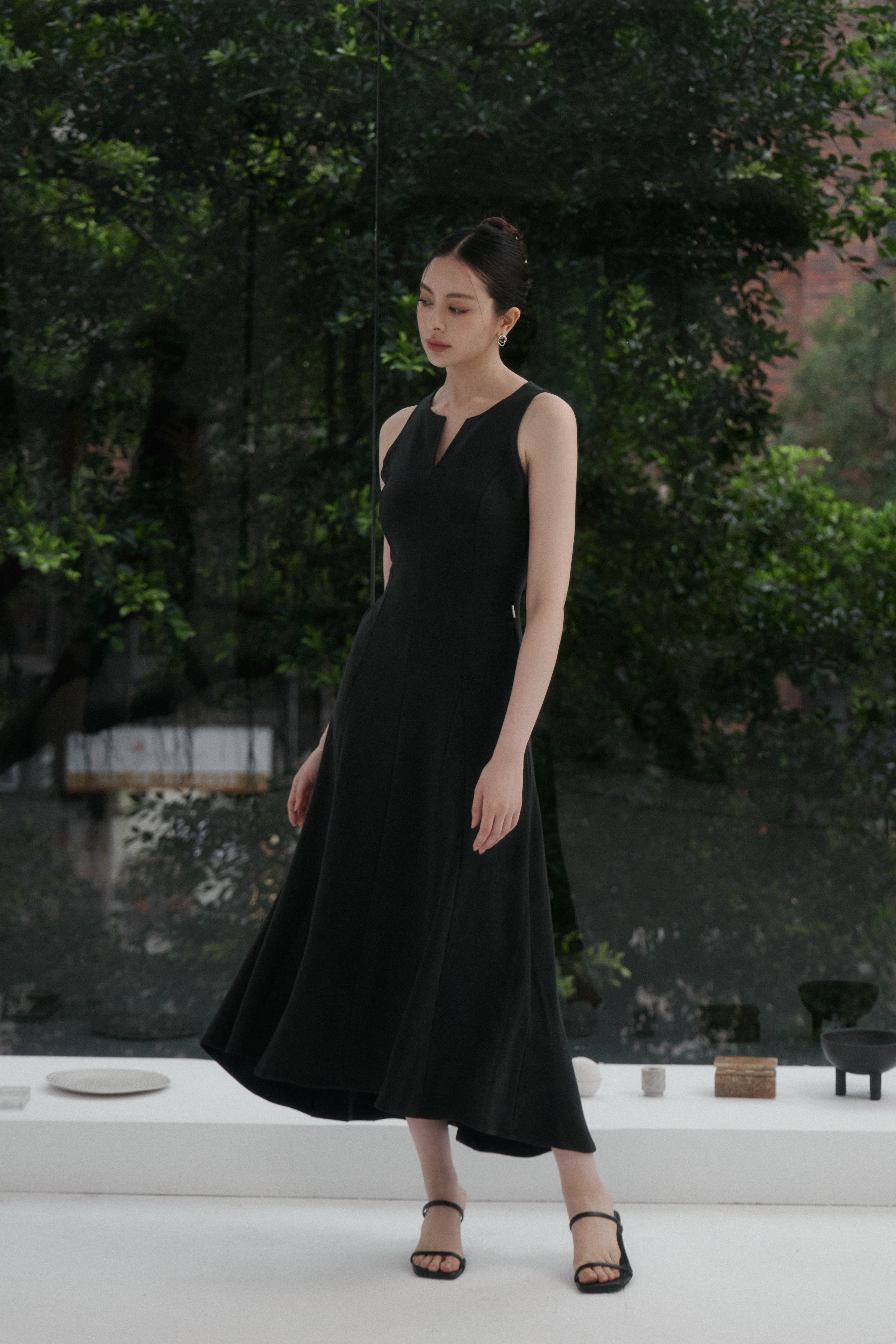 法式份量感BRA TOP長洋- 黑