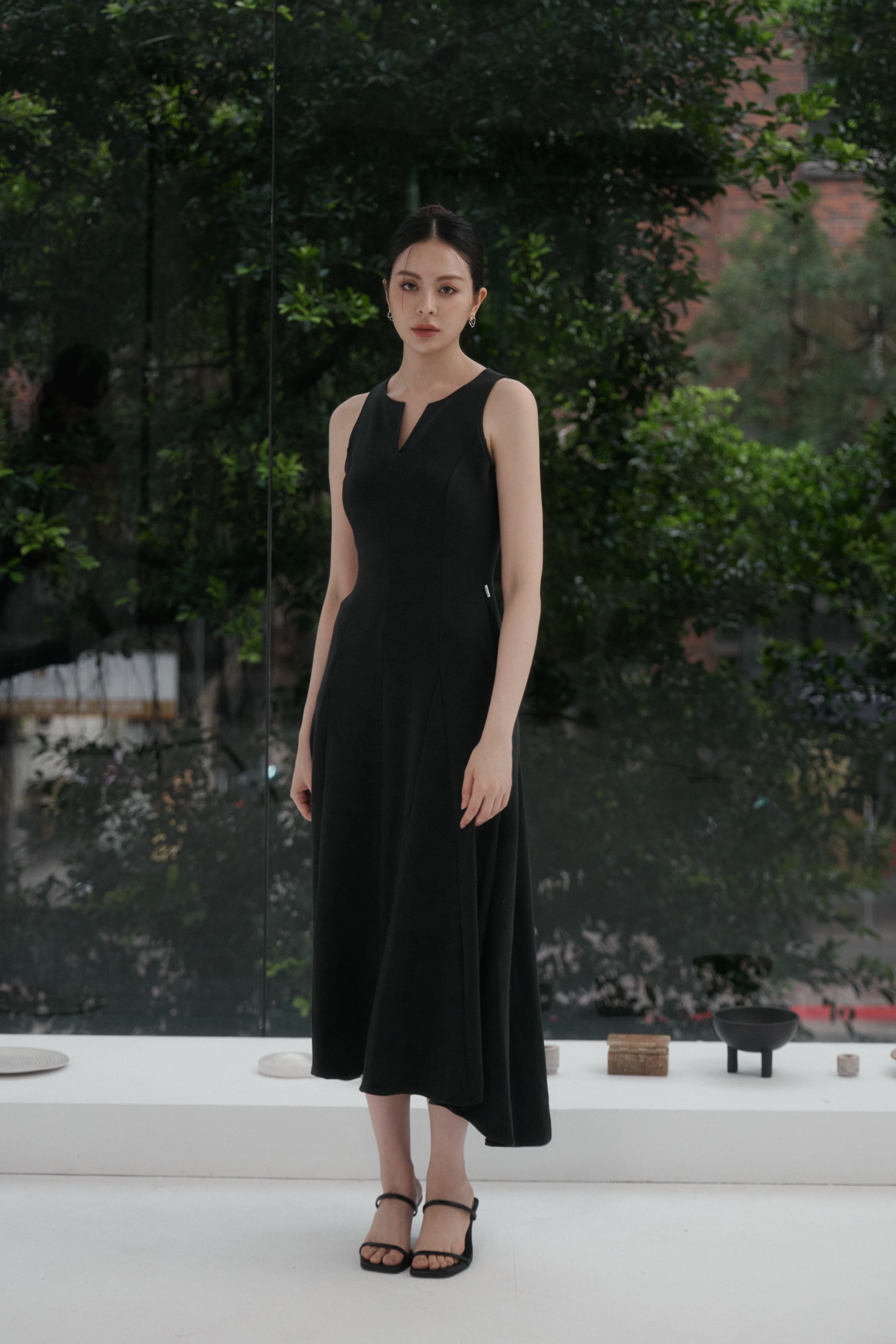 法式份量感BRA TOP長洋- 黑