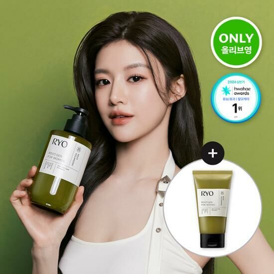 《Olive young連線》Ryo Root:Gen Hair Loss Care shampoo/ Treatment 353mL Special Set (+100mL)