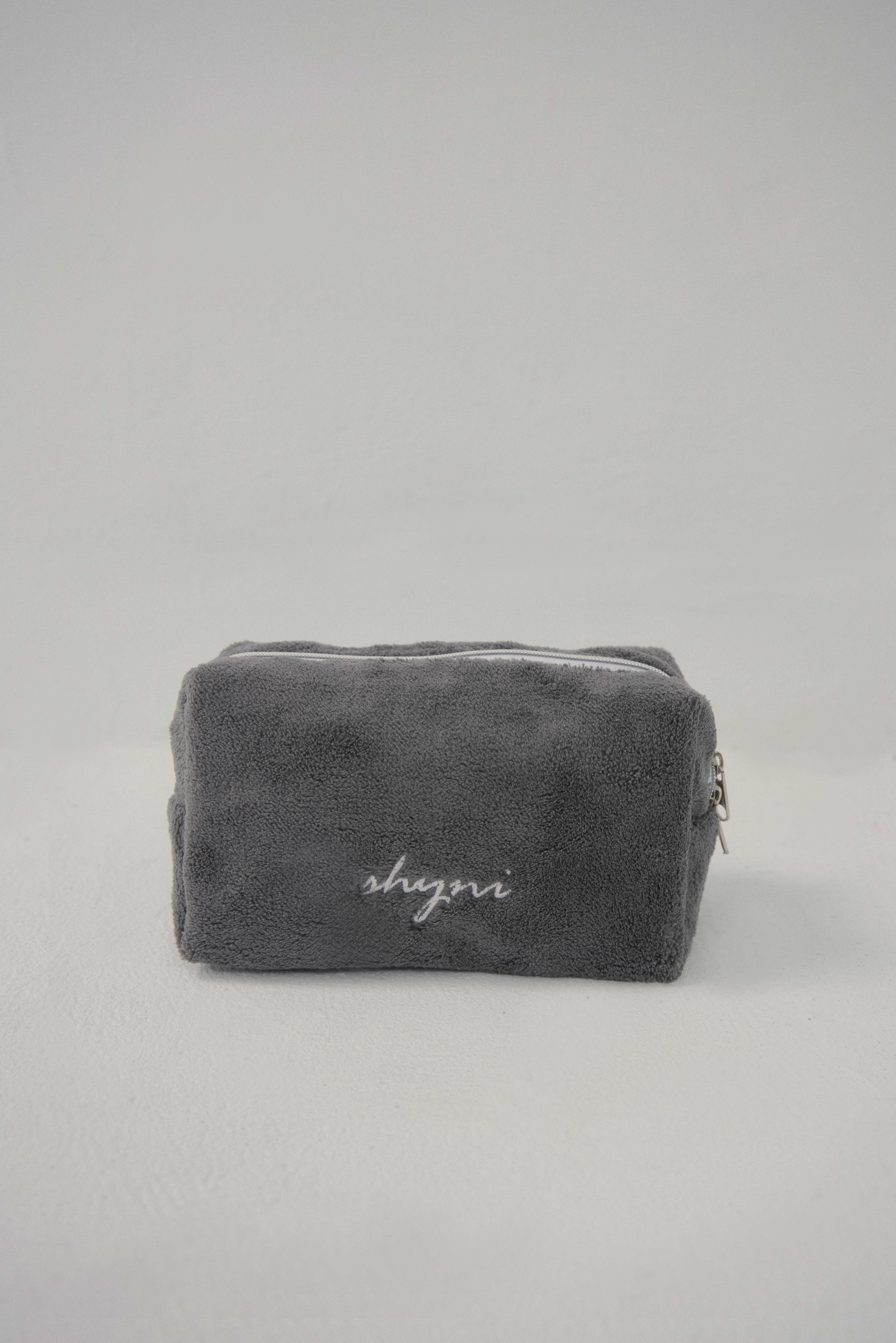 Shyni Logo Cosmetic Bag- Grey