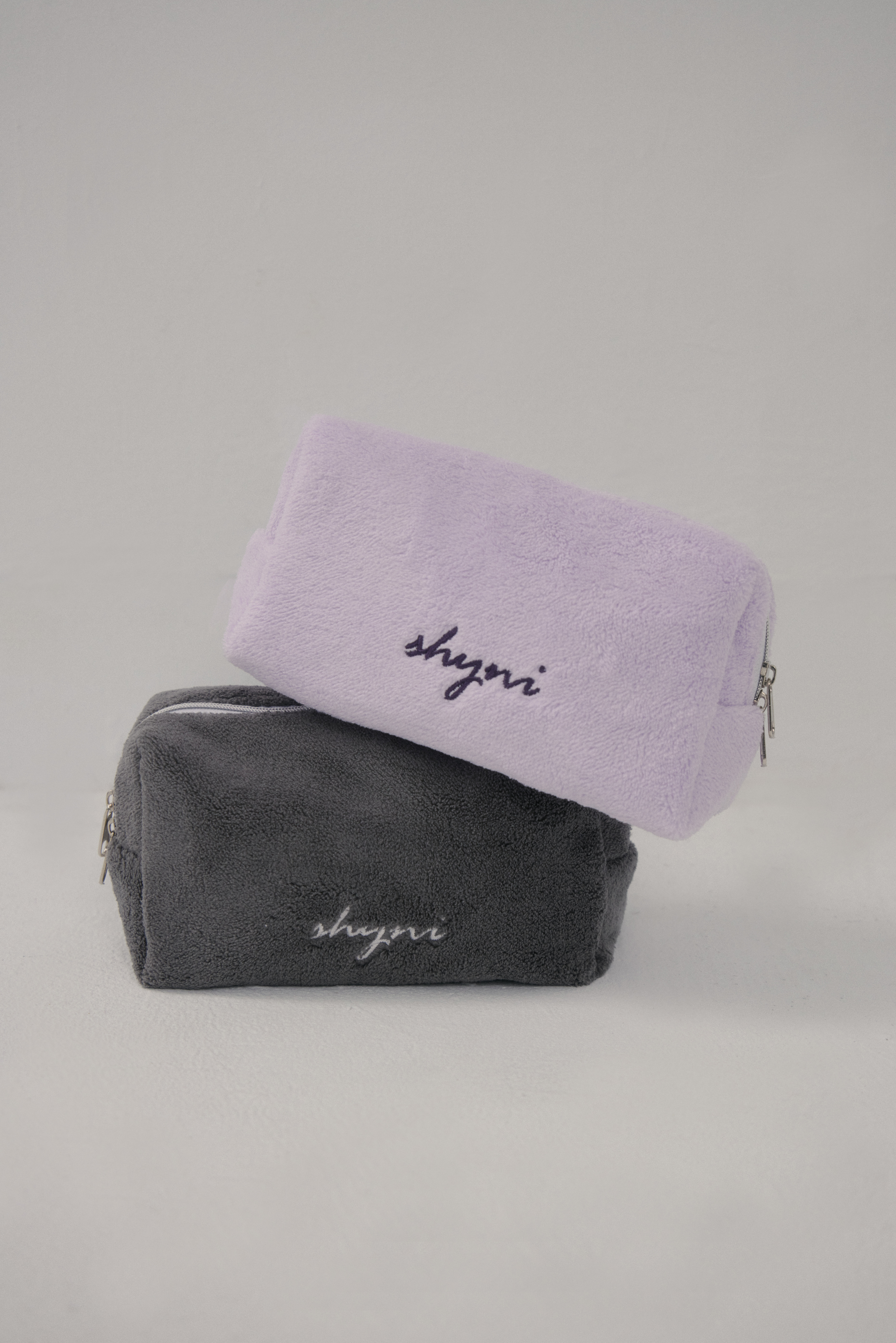Shyni Logo Cosmetic Bag- Purple