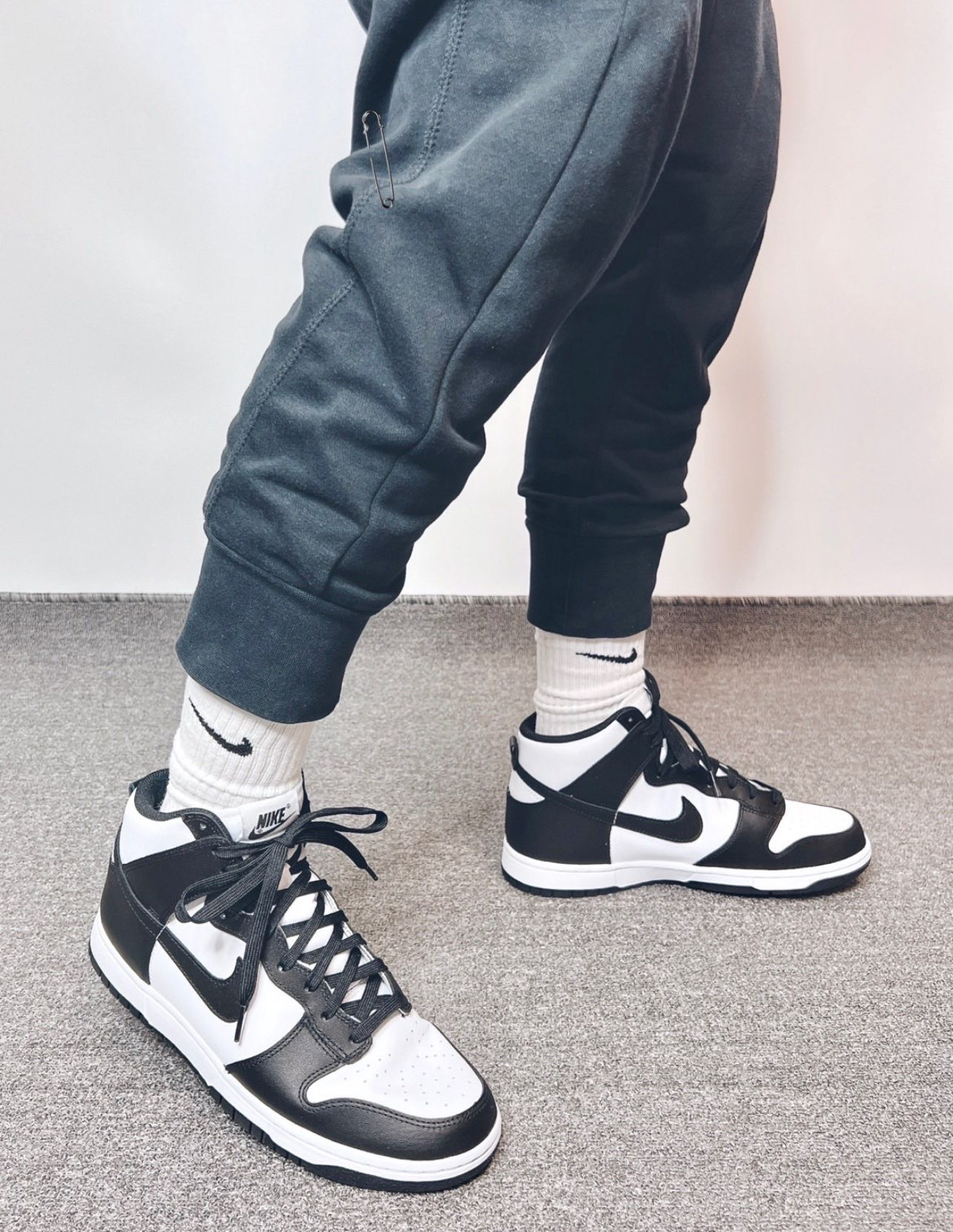 nike dunk high pandas